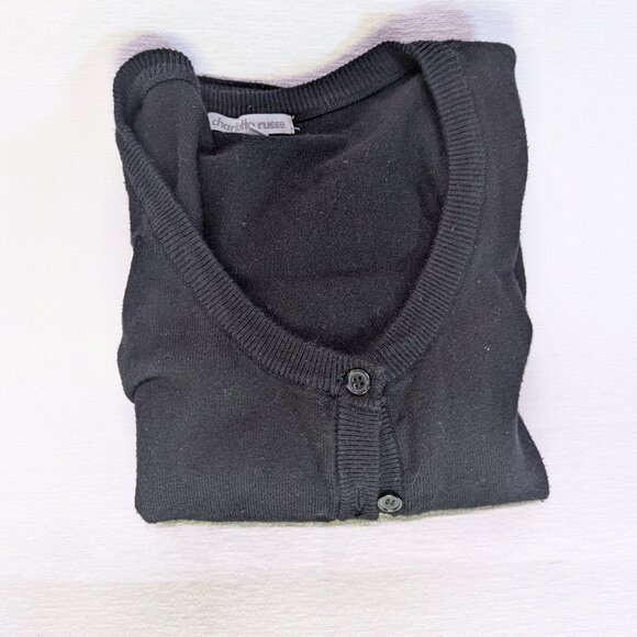 Charlotte Russe Button Front V-Neck Cardigan Size S - Picture 7 of 9